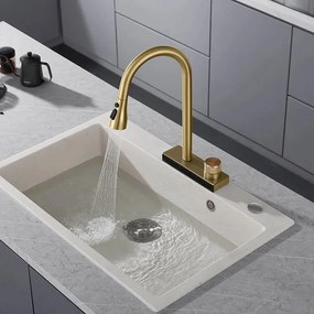 Rea Conor, kuchynská batéria h-400, zlatá matná, REA-B6312