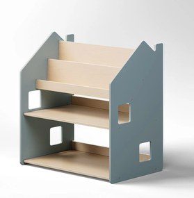 Univerzálna montessori polica 2v1 – svetlomodrá