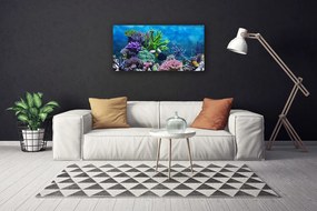 Obraz Canvas Akvárium rybičky pod vodou 120x60 cm