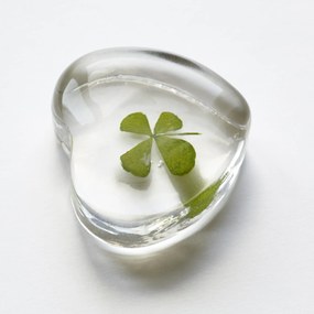 räder Sklenená dekorácia Heart with Clover