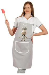 Kuchynská zástera Garlico EMI, čierna