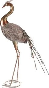 Páv kovový 91cm