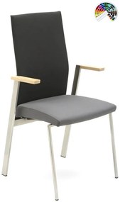 FORMDESIGN Konferenčné kreslo FIERO FIEROTEC DOS CUATRO čalúnenie ELEGANCE koža