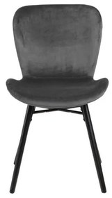 Sivá jedálenská stolička Actona Batilda