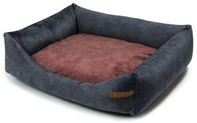 Vínovo-tmavosivý pelech pre psa 65x75 cm SoftBED Eco M – Rexproduct