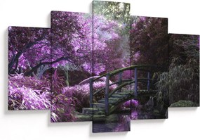 Obraz - fialové stromy (150x105 cm)