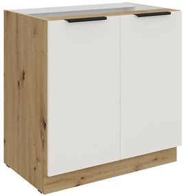 Kuchynská skrinka Aria-Wh/Ar Anti Fingerprint 80d 2f Bb