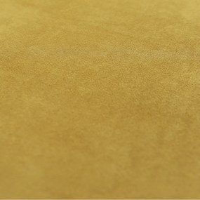 Taburetka s úložným priestorom Daron - zlatá (Velvet) / chróm