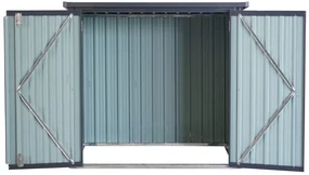 Záhradný domček BestBerg ZS1-1A / 1,3 m² / 147 x 86 x 134 cm / sivá