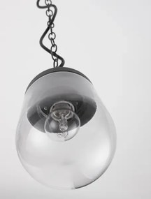 Vonkajšie záhradné svietidlo Omika B 15 tmavo sivé