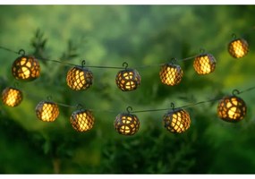 LED Solárna reťaz 3,8m 8xLED/1,2V