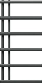 Mexen Jukon, vykurovacie teleso 988 x 500 mm, 461 W, antracitová, W116-0988-500-00-66