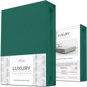 JERSEY PRESTIERADLO 180X200 CM, VÝŠKA 30 CM ZELENÉ