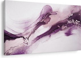 Obraz - Purple fluid art (90x60 cm)