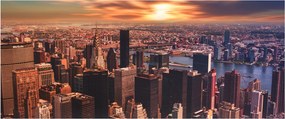 Obraz - Pohľad na metropole (120x50 cm)