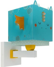 Dalber 64389 - Detské nástenné svietidlo LITTLE DRAGON 1xE27/15W/230V