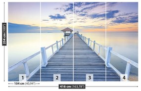 Fototapeta Vliesová Pier mora 250x104 cm