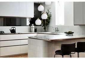 Závesné svietidlo Costa, 4x biele sklenené tienidlo, b/g, o