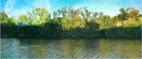 Obraz - jazero (120x50 cm)