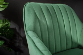 Barová stolička Turin v smaragdovej zelenej farbe