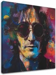 Obraz John Lennon - Farebné predstavy | 100% originál domaľovaný akrylom