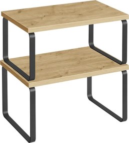 Set stohovateľných poličiek KCS02B88 dub artisan (2 ks)