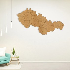 Puzzle mapa Českej a Slovenskej republiky, Československo | SENTOP HDF-M011