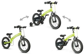 Detský bicykel Miniby 14" zelený