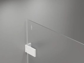 Mexen Lunar-F Duo, skladací sprchový kút 75 x 70 cm, 8mm číre sklo, biely profil, 836-075L-070P-20-00