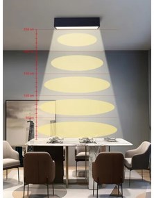 Immax NEO 07074-60-LED Stmievateľné stropné svietidlo CANTO 34W/230V čierna Tuya+DO