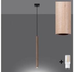 Brilagi Brilagi - LED Luster na lanku DRIFA 1xG9/4W/230V drevo BG0620