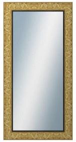 DANTIK - Zrkadlo v rámu, rozmer s rámom 50x100 cm z lišty PRAHA zlatá (2752)