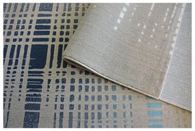 Kusový koberec PP Mriežka sivý 160x230cm