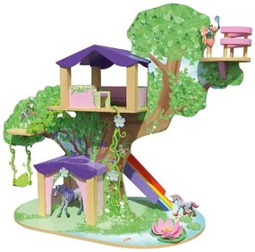 Playtive Drevený zvierací svet (strom pre lesné víly)  (100380938)