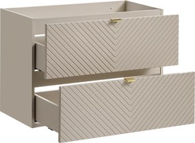 Comad Kúpeľňová skrinka pod umývadlo Viva Cashmere 80 kašmír