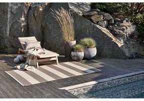 Béžovo-krémový vnútorný a vonkajší behúň 70x300 cm Bob Mud Vanilla – Pappelina