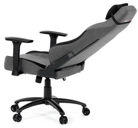 Autronic BONTEC Herné kreslo, hojdací mechanizmus, šedá látka, KA-F12 GREY2 Farba: Strieborná