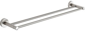 Mexen Remo, 2-ramenný vešiak na uteráky, brúsená oceľ, 7050725-97