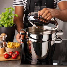 Hrniec na cestoviny Merkur so skleneným vekom 6,5 l - 601202