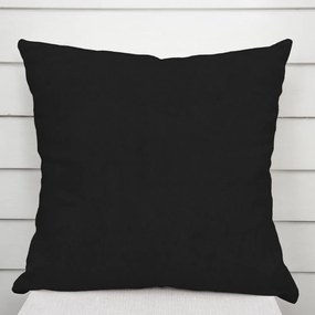 Biante Dekoračná obliečka na vankúš Velur VLR-004 Čierna 60 x 60 cm