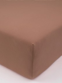 Jersey plachta s elastanom Deluxe 220 × 200 cm – mocha mousse
