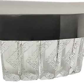 LED Stmievateľný prisadený luster LED/75W/230V 3000-6500K chróm + diaľkové ovládanie