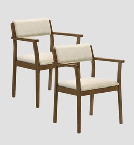 Set dvoch jedálenských stoličiek PAHKEL 718472 (2 ks)