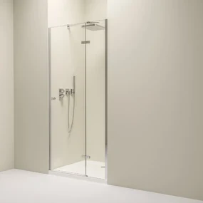 Erga Bern, 1-krídlové delené sprchové dvere do otvoru 80x195 cm, 6mm číre sklo, chrómový profil, ERG-V02-BERN-D080-CR