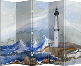 Paraván - Maľba majáku (210x170 cm)