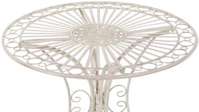 Kovový stôl GS13437402 - Krémová antik