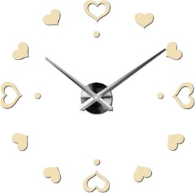 SENTOP | Nástenné hodiny ako obraz moderné hodiny vyrobené z plastu 12S046-S-Wall clock HEU- analógové