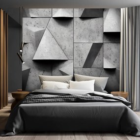 Gario Fototapeta Geometrické betónové tvary Materiál: Vliesová, Rozmery: 200 x 140 cm