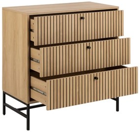 Komoda s zásuvkami OLIVIA dub