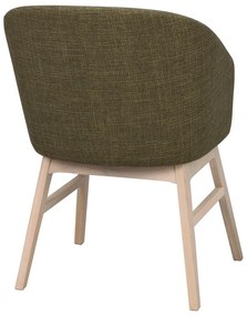 Zelené čalúnené jedálenské kreslá v súprave 2 ks Windham – Rowico